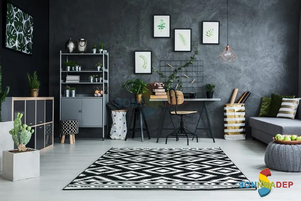 mau son co dien xam hieu ung